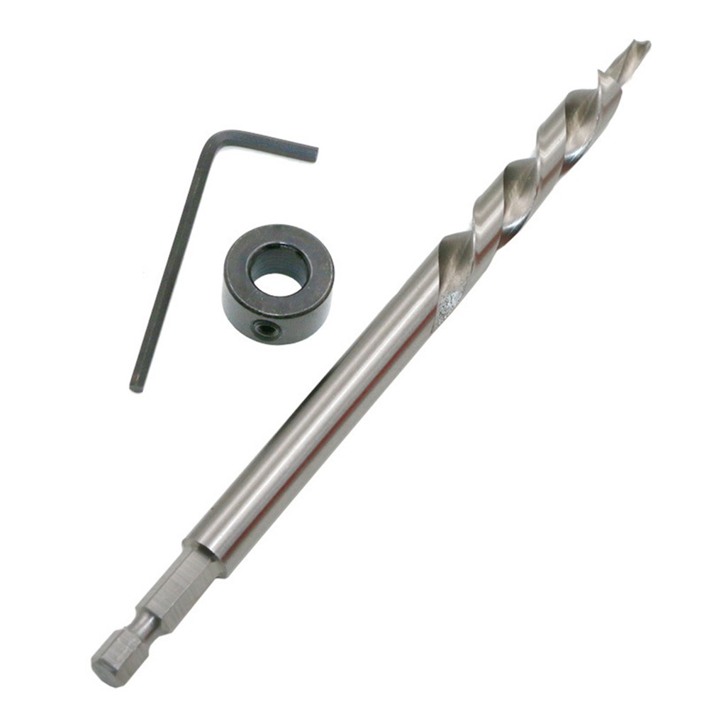Pocket Hole Jig - Broca escalonada hexagonal de 14, 9,