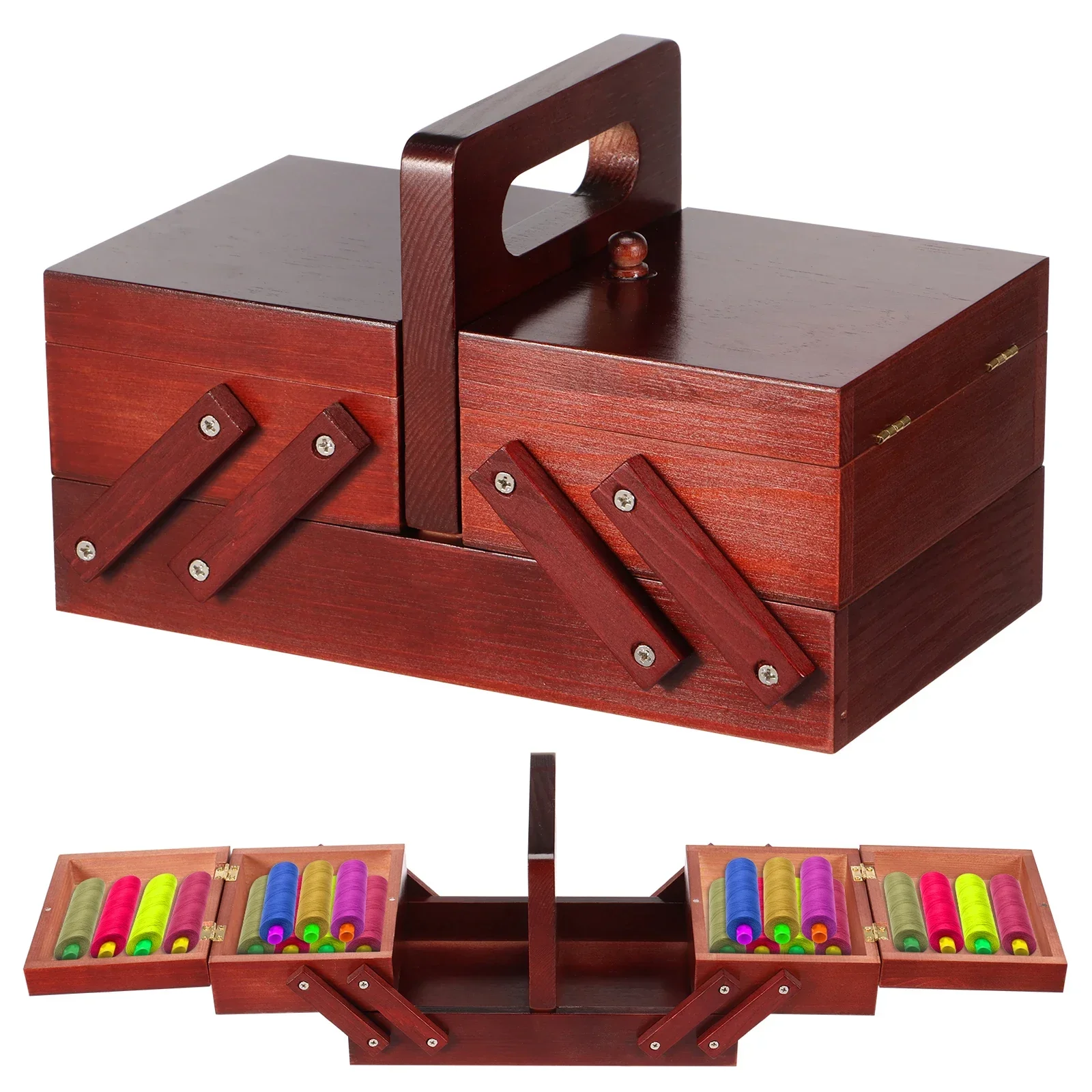 Workshop Tools Cabinet - Caja de hilo de coser expandible