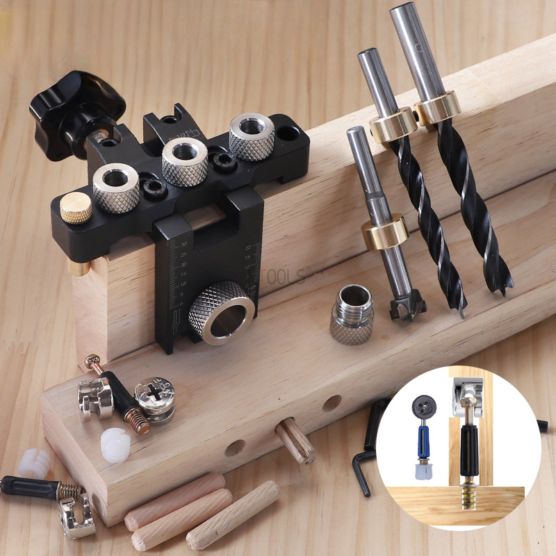 Pocket Hole Jig - Plantilla de Perforación Ajustable 3 en