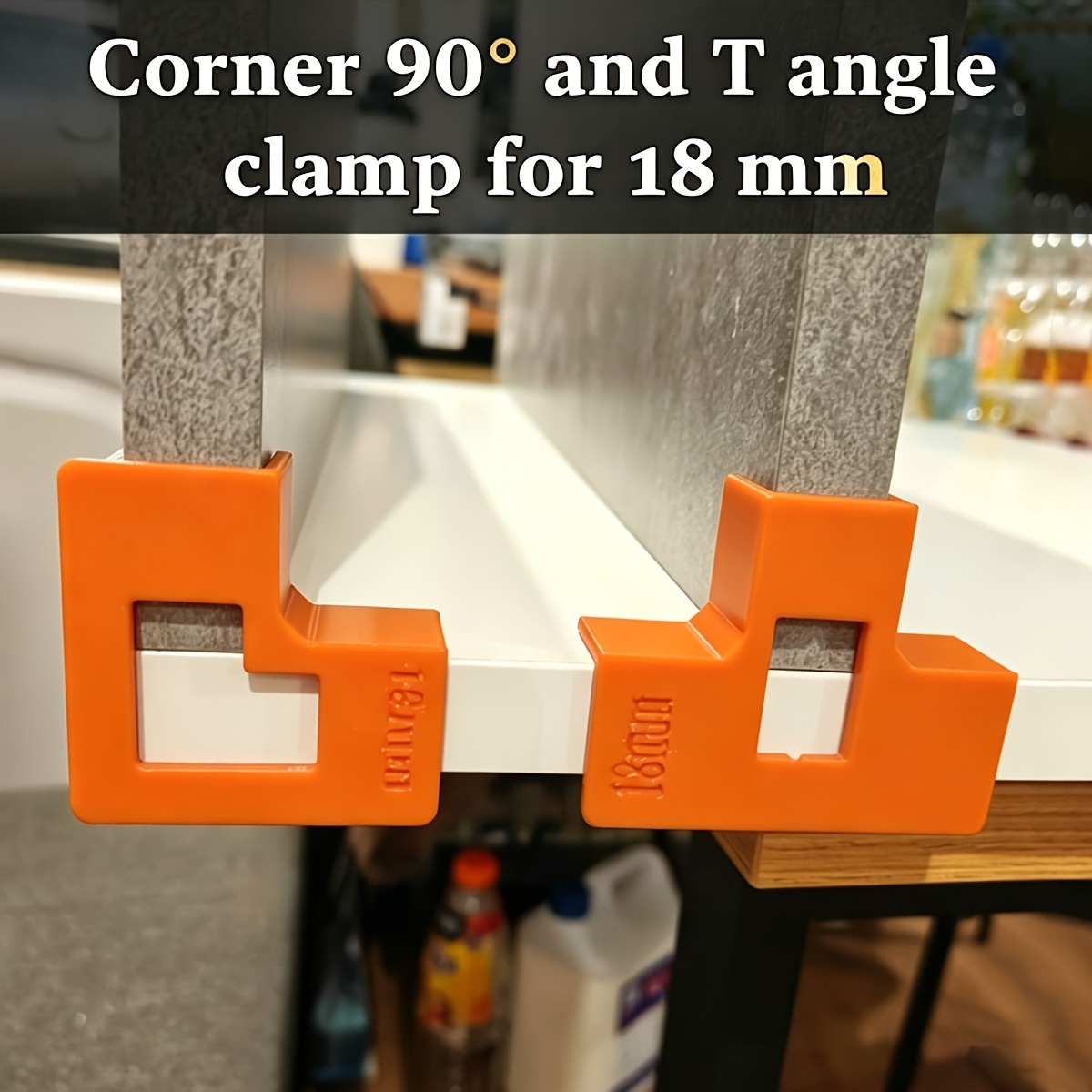 Angle Clamp 90 - 4 piezas 90 ° Abrazaderas en