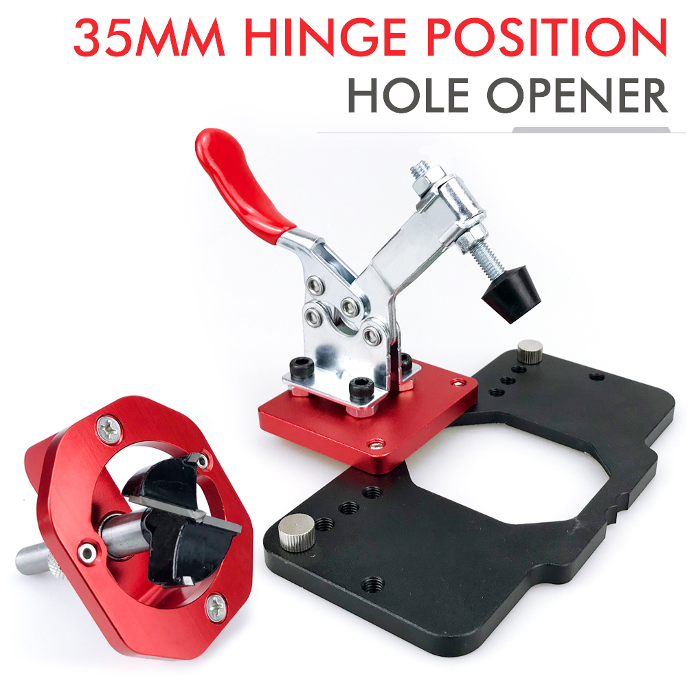 Plantilla de bisagra de puerta - Pocket Hole Jig reseña y precio