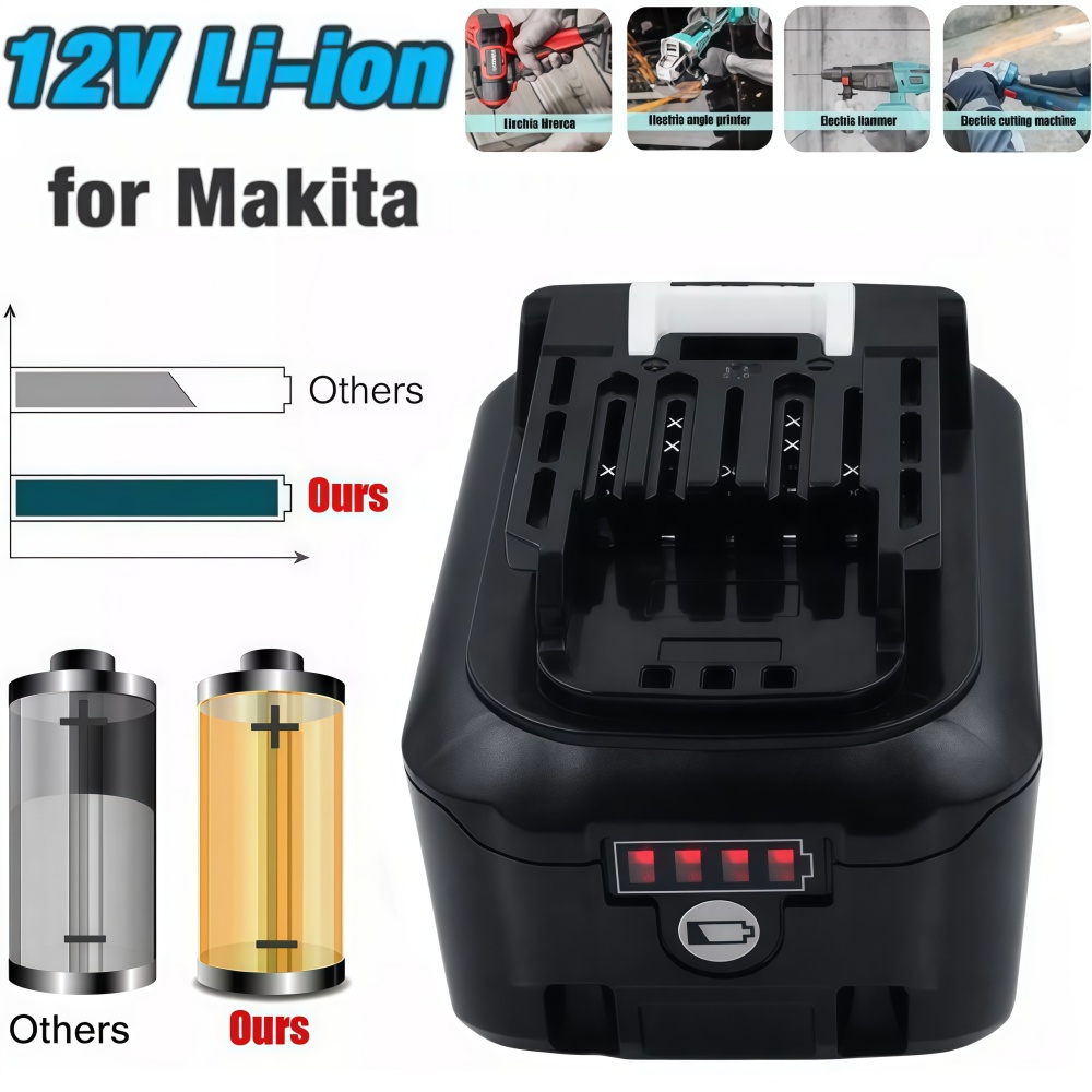 Batería recargable de iones de - Makita Drill Hp1640 reseña y precio