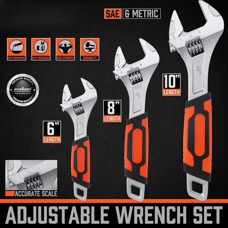 Juego de 3 llaves ajustables - - Design Tools Workshop reseña y precio